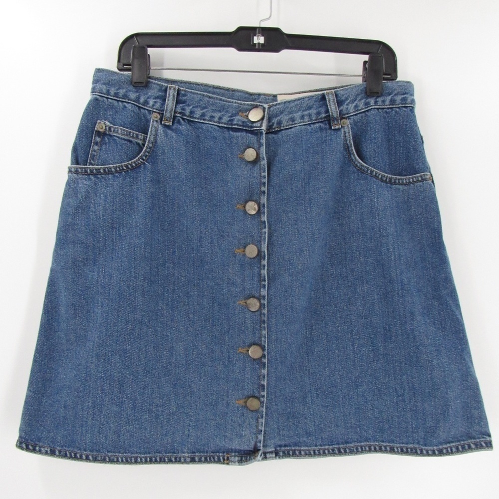 ASOS Button Down Jean Skirt U.S. 10